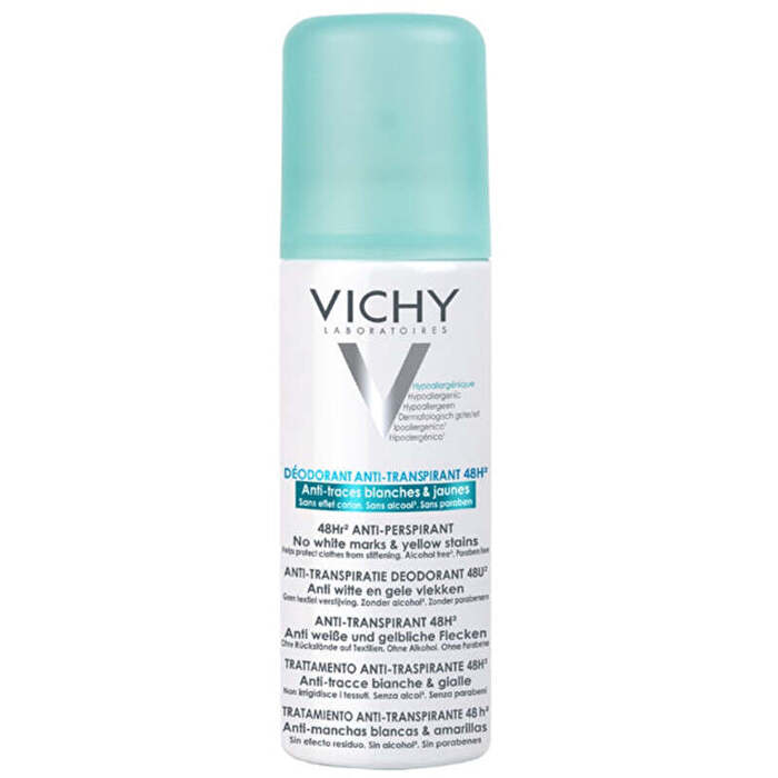 Vichy 48-hour Antiperspirant Deodorant Spray Against White And Yellow Spots 125ml