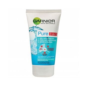 Garnier Pure - Cleaning Gel Scrub And Mask Against Imperfections 3in1 150ml