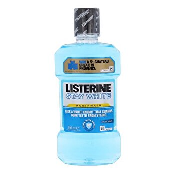 Listerine Mouthwash Bleaching Stay White 500ml