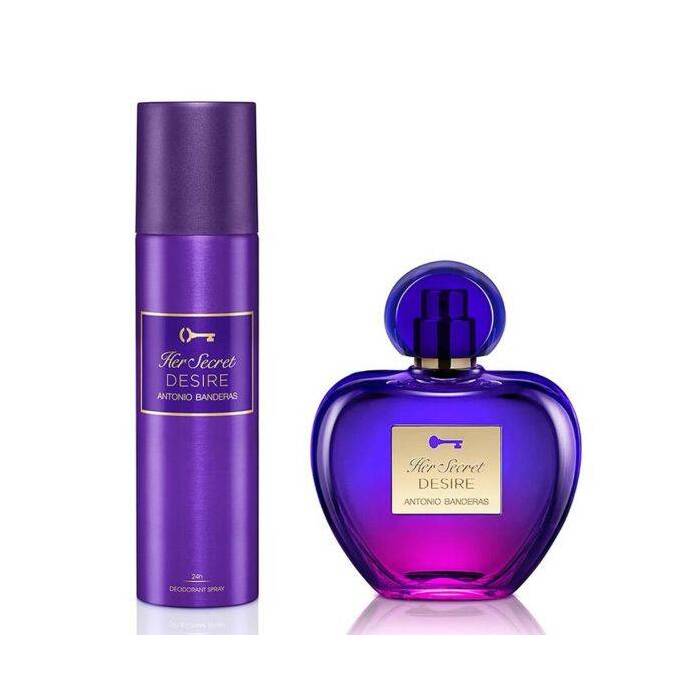 Antonio Banderas Her Secret Desire Woman Set Eau De Toilette 50ml & Deodorant 150ml