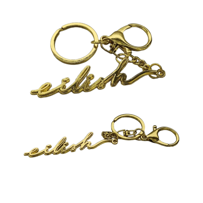 Billie Eilish Woman Keychain