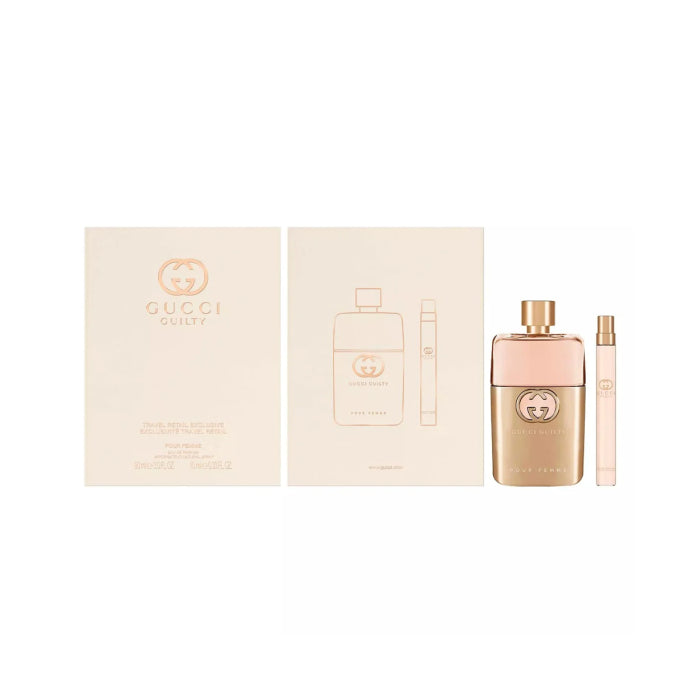 Gucci Guilty Pour Femme Eau De Parfum 90ml & Eau De Parfum 10ml Travel Set