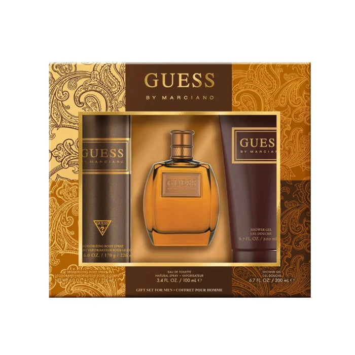 Guess By Marciano Man Set Eau De Toilette 100ml & Sg 200ml & Body Spray 226ml