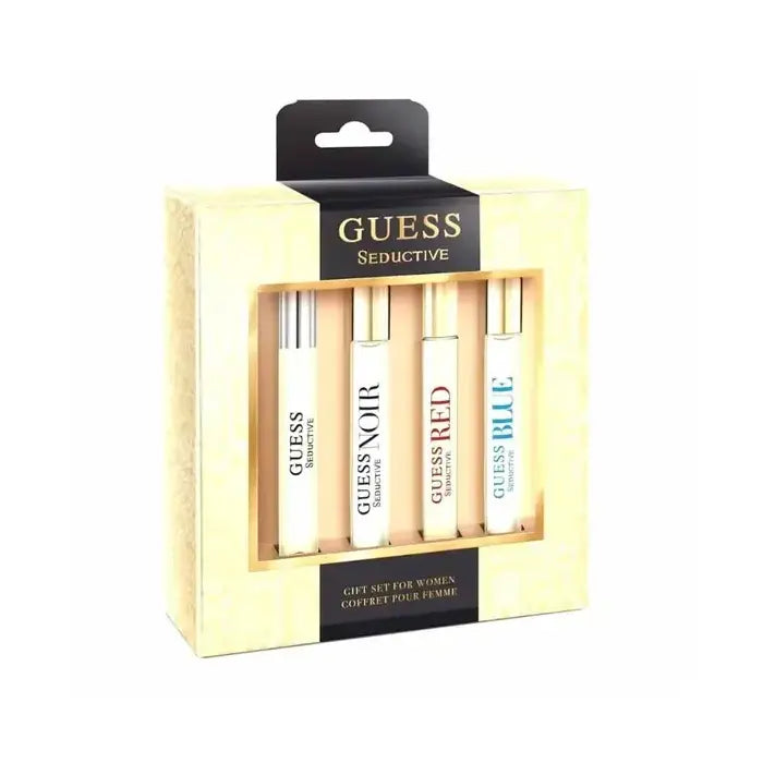 Guess Woman Mini Set Eau De Toilette 4x 15ml (seductive & Seductive Noir & Seductive Red & Seductive Blue)