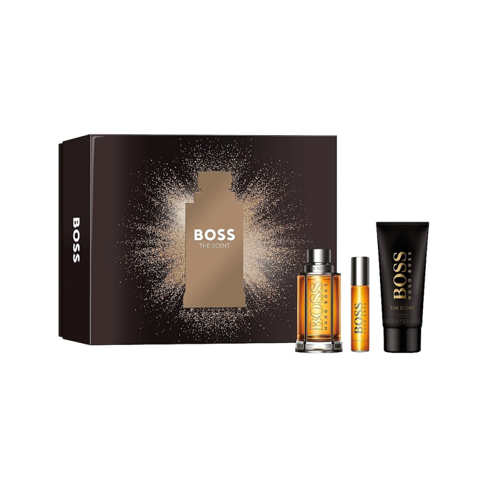 Hugo Boss Boss The Scent Man Set Eau De Toilette 100ml & Eau De Toilette 10ml & Sg 100ml