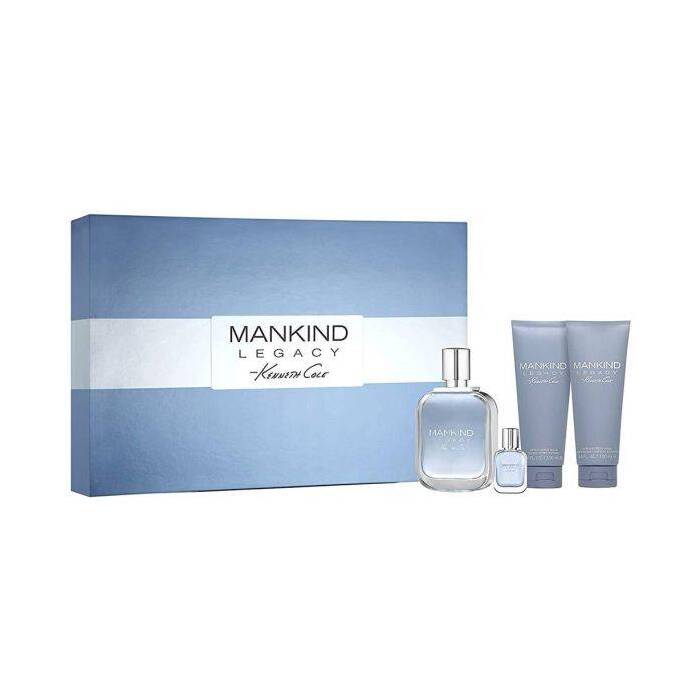 Kenneth Cole Mankind Legacy Set Eau De Toilette 100ml & Eau De Toilette 15ml & Asb 100ml & Hair & Bw Shampoo 100ml