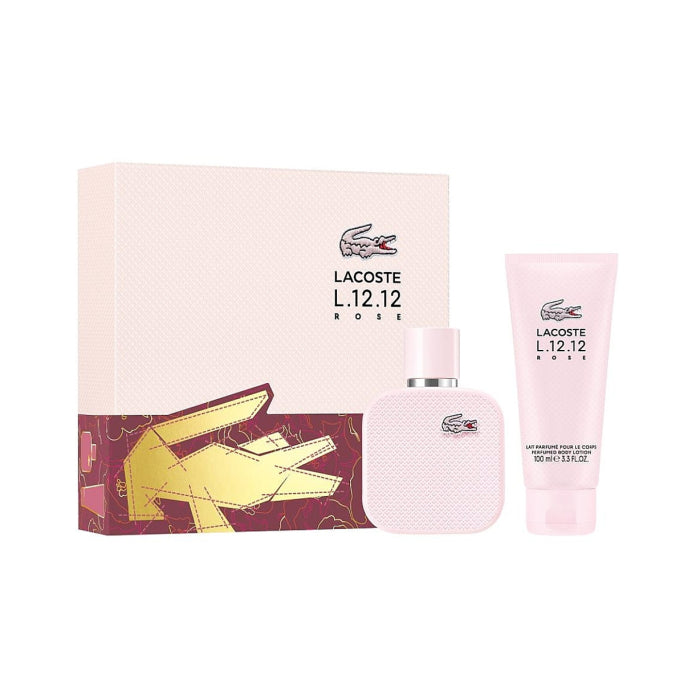 Lacoste L.12.12 Rose Woman Set Eau De Parfum 50ml & Bl 100ml