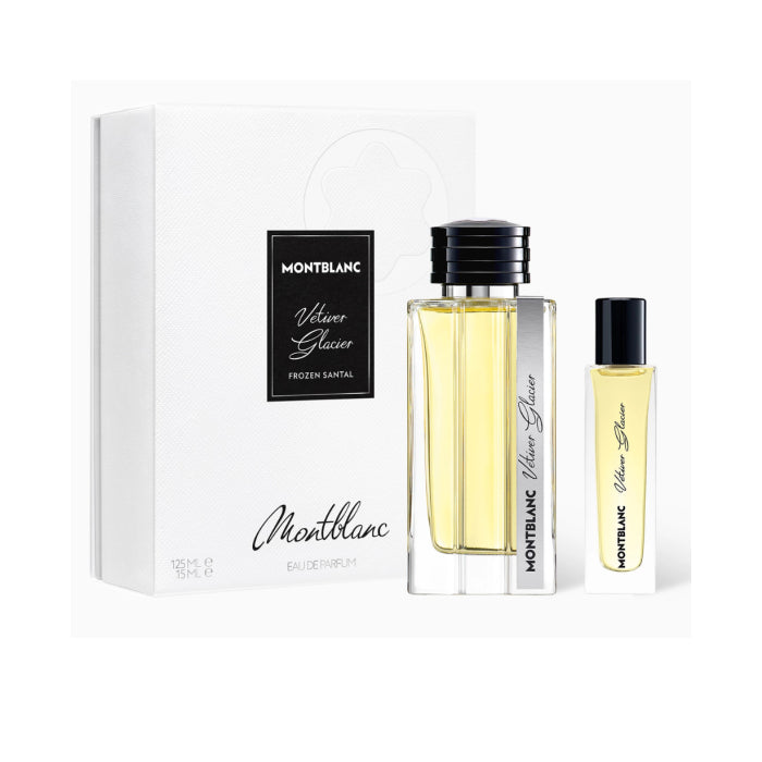 Mont Blanc Vetiver Glacier Frozen Santal Man Set Eau De Parfum 125ml & Eau De Parfum 15ml