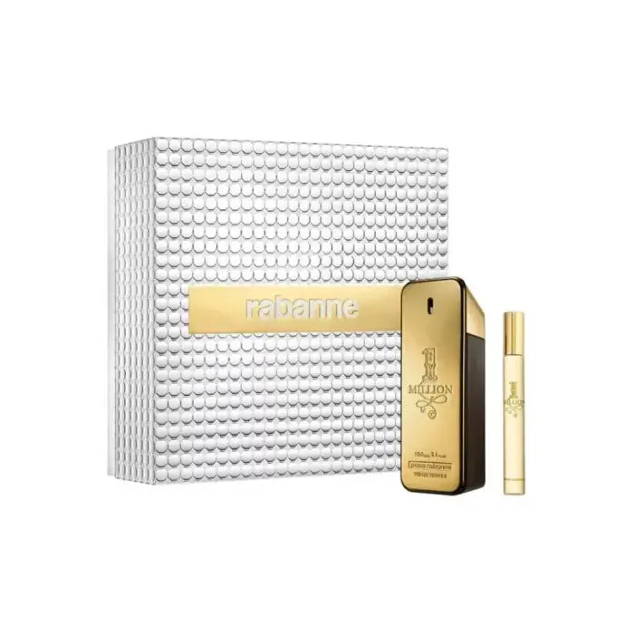 Paco Rabanne 1 Million Man Eau De Toilette 100ml & Eau De Toilette 10ml Travel Set
