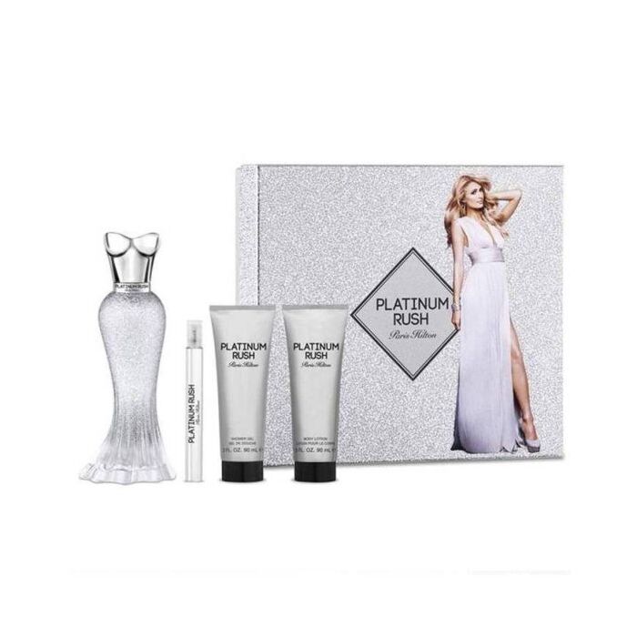Paris Hilton Platinum Rush Woman Set Eau De Parfum 100ml & Eau De Parfum 10ml & Bl 90ml & Sg 90ml