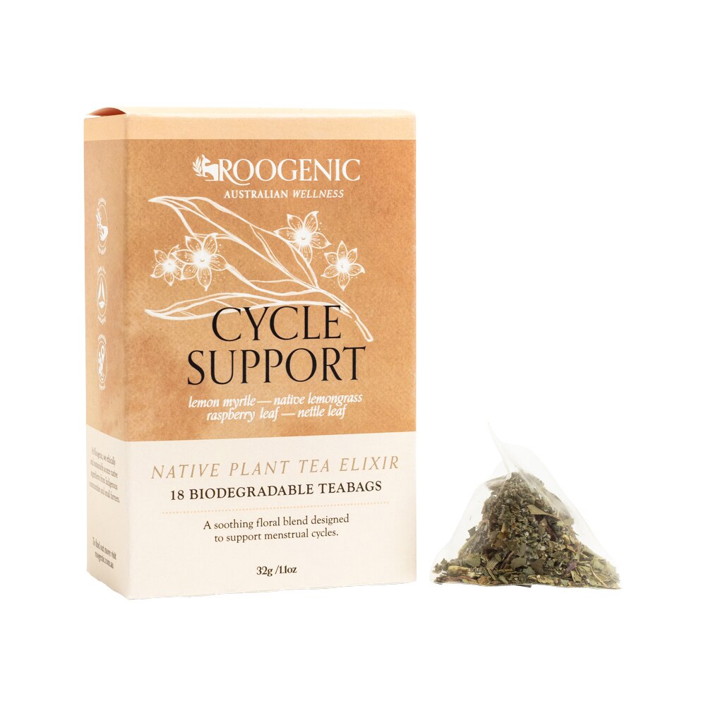 Roogenic Australia Cycle Support x 18 Tea Bags (previously Women's Balance)