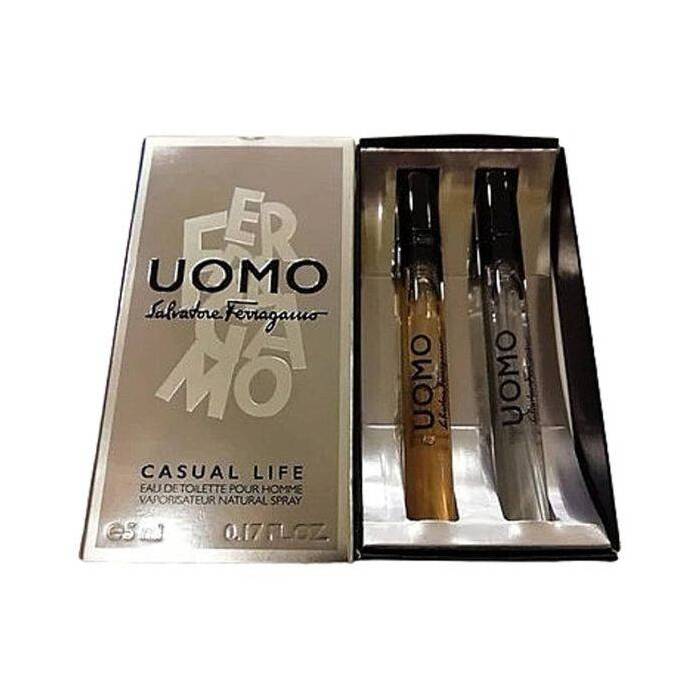 Salvatore Ferragamo Man Mini Set Eau De Toilette 2x 5ml (uomo +��urban��feel)