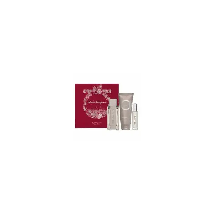 Salvatore Ferragamo Ferragamo Man Set Eau De Toilette 100ml & Eau De Toilette 10ml & Shampoo & Sg 100ml