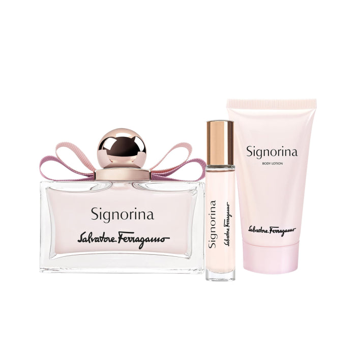 Salvatore Ferragamo Signorina Woman Set Eau De Parfum 100ml & Eau De Parfum 15ml & Bl 50ml
