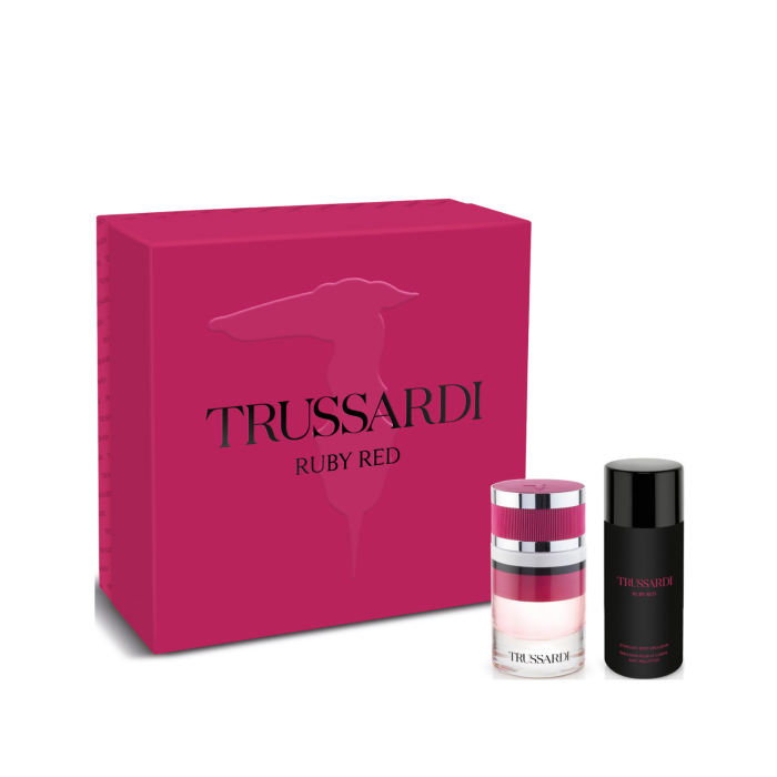 Trussardi Ruby Red Woman Set Eau De Parfum 60ml & Body Emulsion 125ml