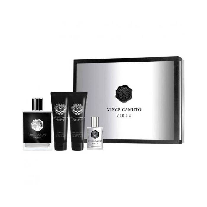 Vince Camuto Virtu Man Set Eau De Toilette 100ml & Eau De Toilette 15ml +asb 90ml & Sg 90ml