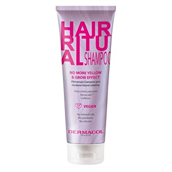 Dermacol Hair Ritual No More Yellow & Grow Effect Shampoo (cold Blonde Shades) 250ml