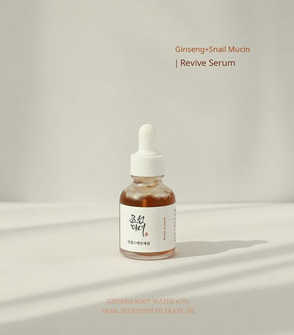 Beauty of Joseon Ginseng + Snail Mucin Revive Serum 30ml