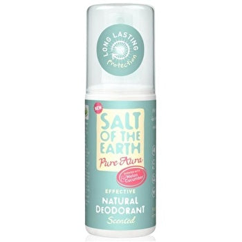 Salt-Of-The-Earth 100% Natural Deodorant Melon & Cucumber Pure Aura ( Natura L Deodorant) 100ml 100ml