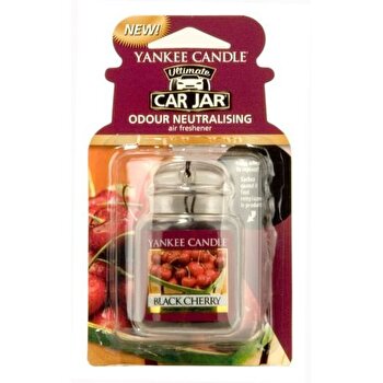 Yankee Candle Black Cherry Ultimate Car Jar - Luxury Car Tag