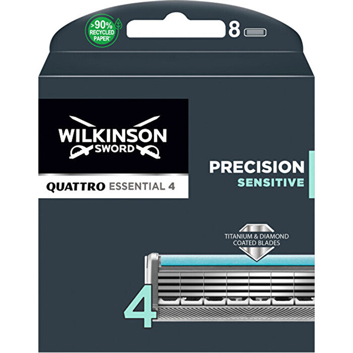 Wilkinson Sword Quattro Titanium Sensitive ( 8 Pcs ) - Spare Head