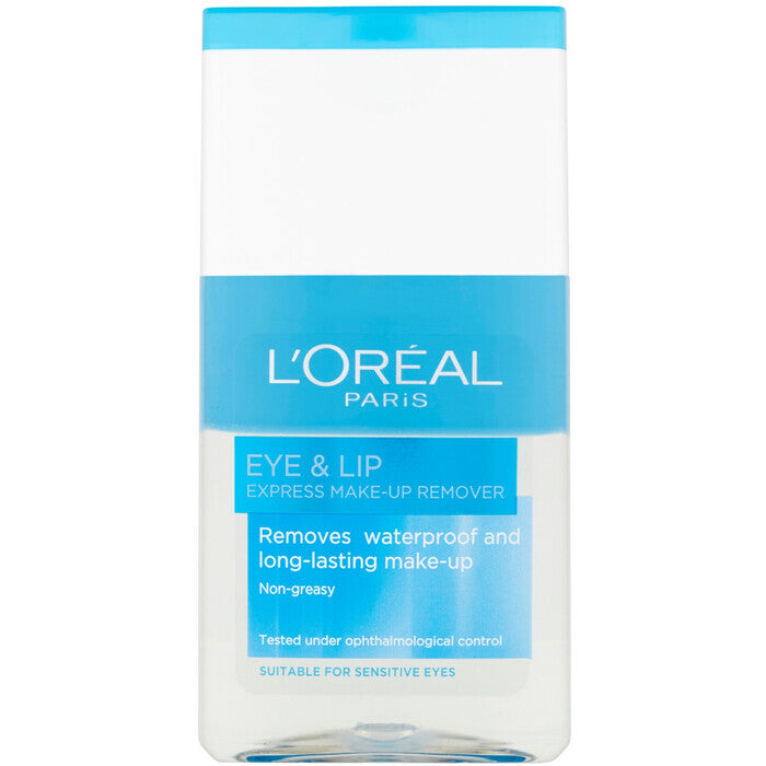 L´Oreal Eye & Lip Waterproof Make Up Remover - Two-phase Make-up Remover For The Eye Area And Lips 125ml