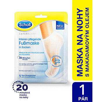 Scholl Pedi Mask Expert Care Foot Mask - Nourishing Foot Mask With Macadam Oil
