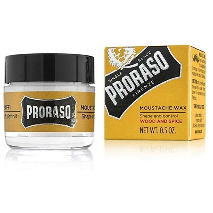 Proraso Beard Wax Wood & Spice - Beard Wax And Mustache 15ml