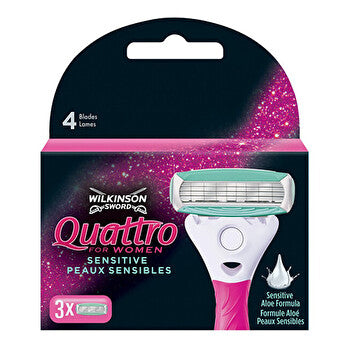 Wilkinson Sword Quattro For Women (3 Pcs) - Spare Head