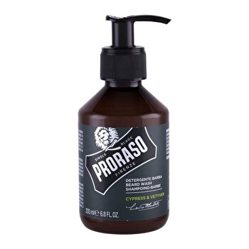 Proraso Cypress & Vetyver Beard Wash - Beard Shampoo With The Scent Of Cypress And Vetiver 200ml