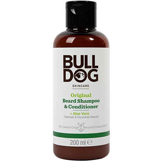 Bulldog Original Beard Shampoo & Conditioner - Beard Shampoo And Conditioner 2in1 For Normal Skin 200ml
