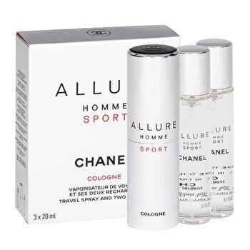 Chanel Allure Homme Sport Cologne Eau De Cologne ( 3x 20ml ) 60ml
