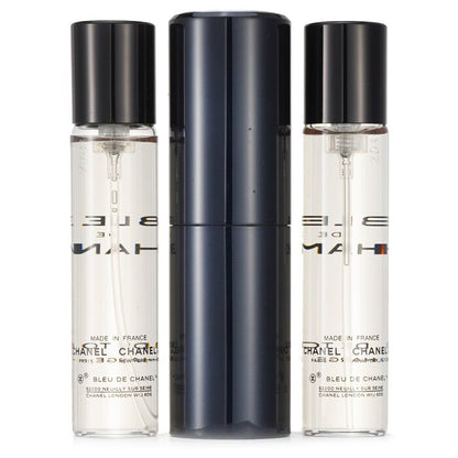 Bleu De Chanel Eau De Toilette Travel Spray & Two Refills 3x20ml/0.7oz