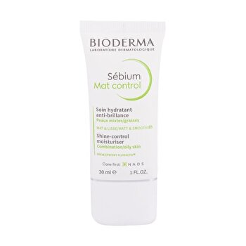 Bioderma Sebium Mat Control Moisturiser - Light Moisturizing Cream Against Skin Shine And Enlarged Pores 30ml