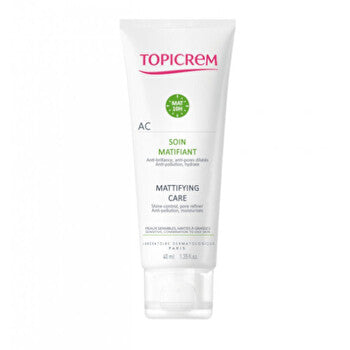 Topicrem Ac Mattifying Care (oily And Sensitive Skin) - Mattifying Cream 40ml