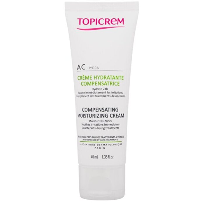 Topicrem Ac Hydra Compensating Moisturizing Cream (oily And Acne-prone Skin) - Moisturizing Cream 40ml