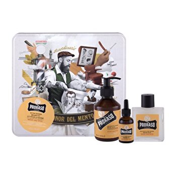 Proraso Wood & Spice Beard Wash Set - Beard Wash Gift Set 330ml