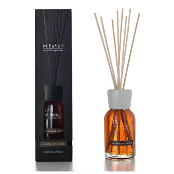 Millefiori Natural Diffuser (vanilla And Wood) - Aroma Diffuser 100ml
