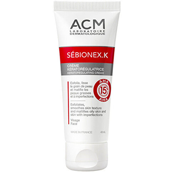 Acm Aha Acid Sebionex K Keratoregulating Cream - Keratoregulating Cream For Problematic Skin And Content 40ml