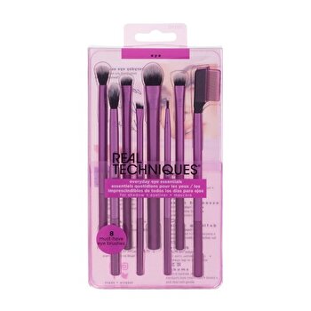 Real Techniques Everyday Eye Essentials Brushes Set - A Set Of Cosmetic Brushes For Eye Makeup