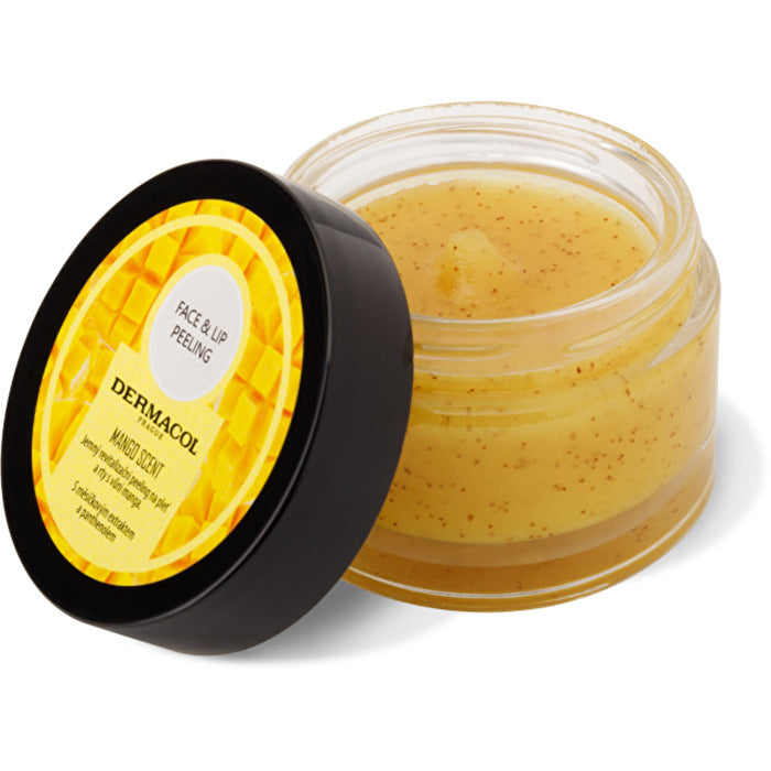 Dermacol Revitalizing Face And Lip Mango Peeling - Revitalizing Sugar Peeling For Face And Lips 50.0g
