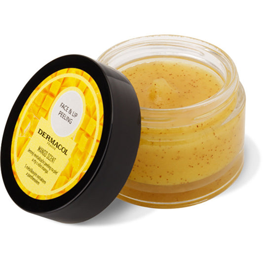 Dermacol Revitalizing Face And Lip Mango Peeling - Revitalizing Sugar Peeling For Face And Lips 50.0g
