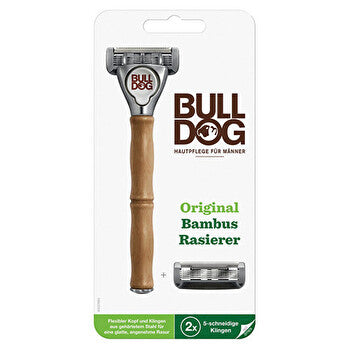 Bulldog Original Bamboo Machine & 2 Spare Heads