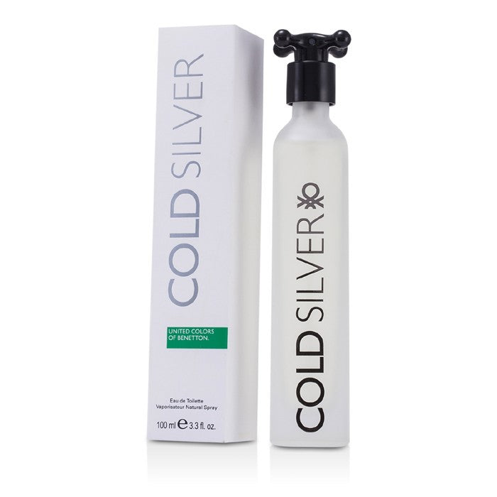 Benetton Cold Silver Eau De Toilette Spray 100ml/3.3oz