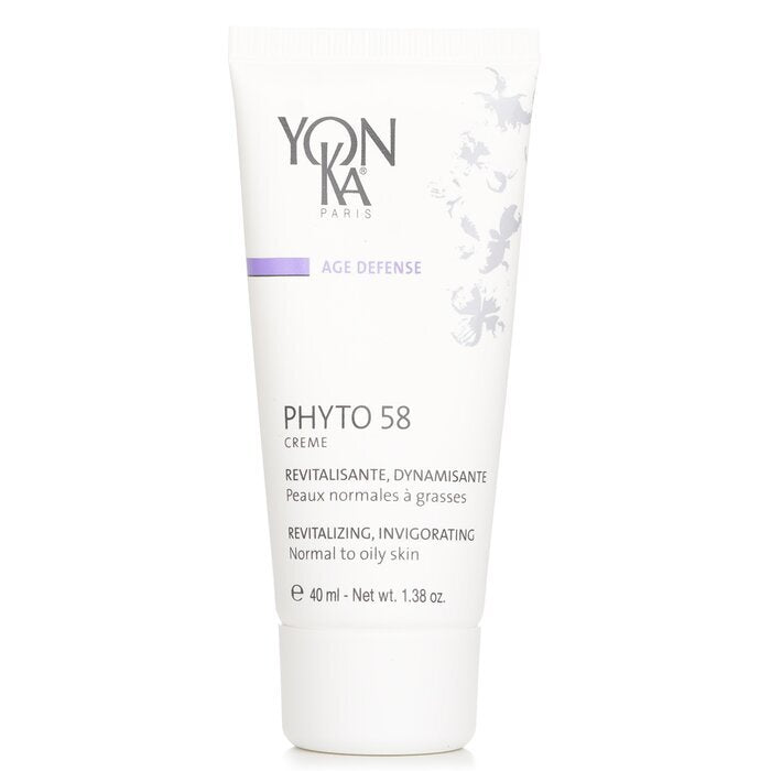 Yonka Age Defense Phyto 58 Creme With Rosemary + Vit. A.E.F. - Revitalizing, Invigorating (Normal To Oily Skin) 40ml/1.38oz