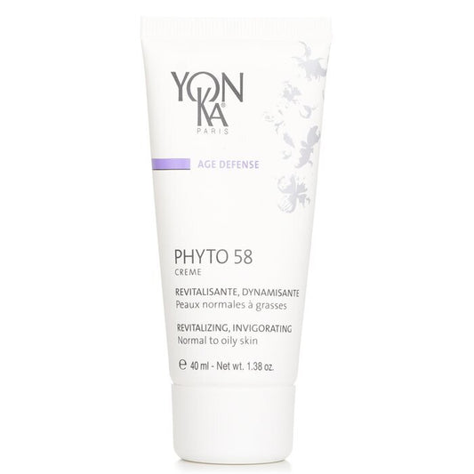 Yonka Age Defense Phyto 58 Creme With Rosemary + Vit. A.E.F. - Revitalizing, Invigorating (Normal To Oily Skin) 40ml/1.38oz