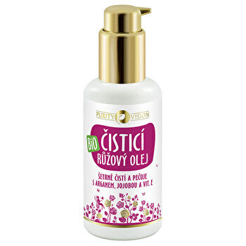 Purity Vision Bio Pink Cleansing Oil With Argan Jojoba And Vitamin E 100ml