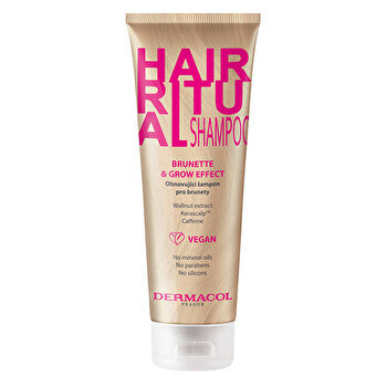 Dermacol Hair Ritual Brunette & Grow Effect Shampoo (brown Hair) 250ml