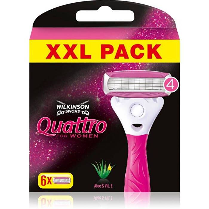Wilkinson Sword Quattro For Women Sensitive ( 6 Pcs )