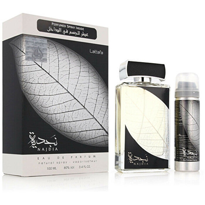 Lattafa Perfumes Najdia Gift Set Eau De Parfum 100ml And Deospray 50ml 100ml